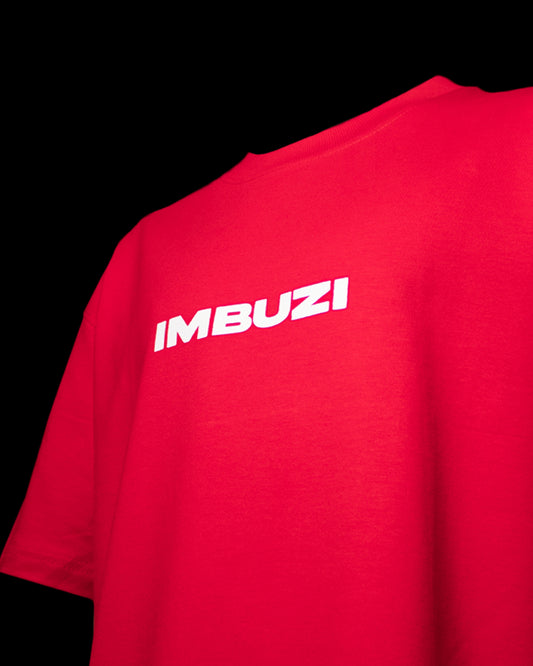 Red Blank Oversized T-shirt