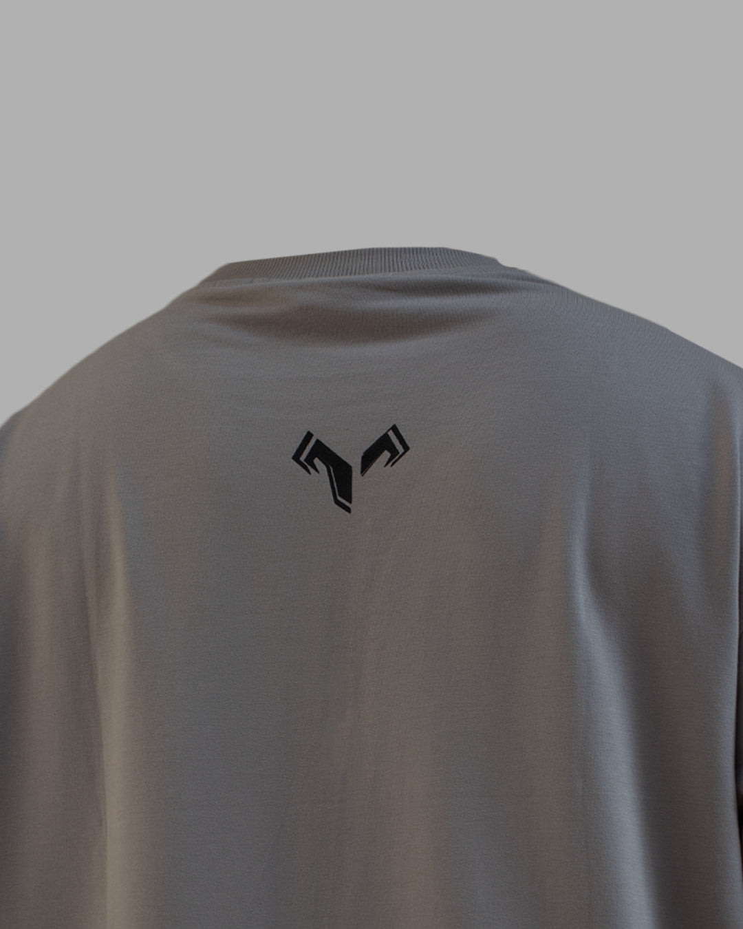 Grey Blank Oversized T-shirt