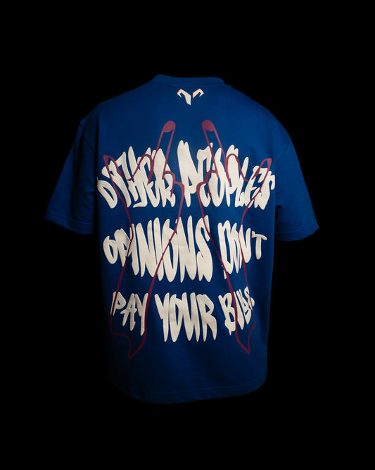 Opinions Blue Oversized T-shirt