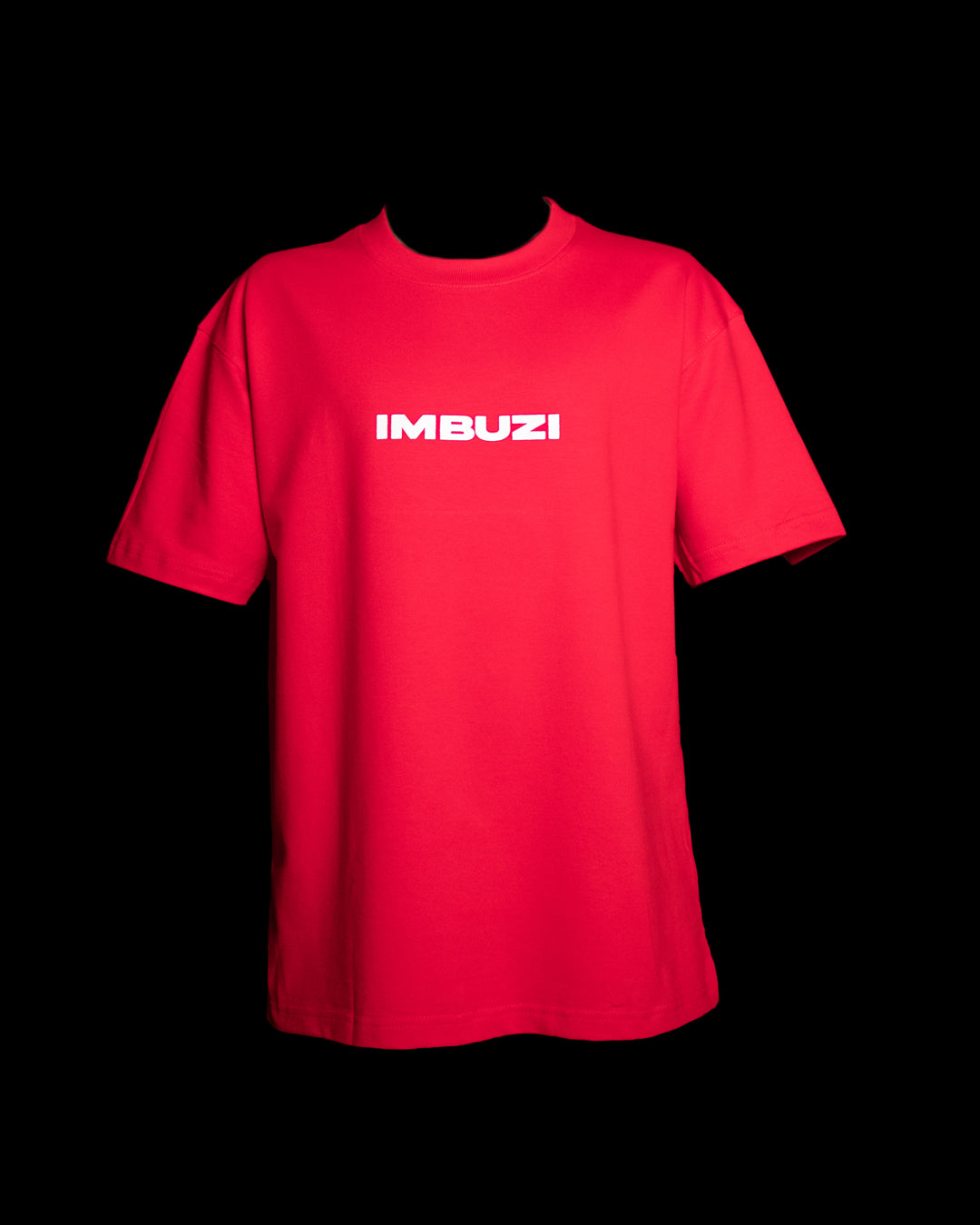 Red Blank Oversized T-shirt
